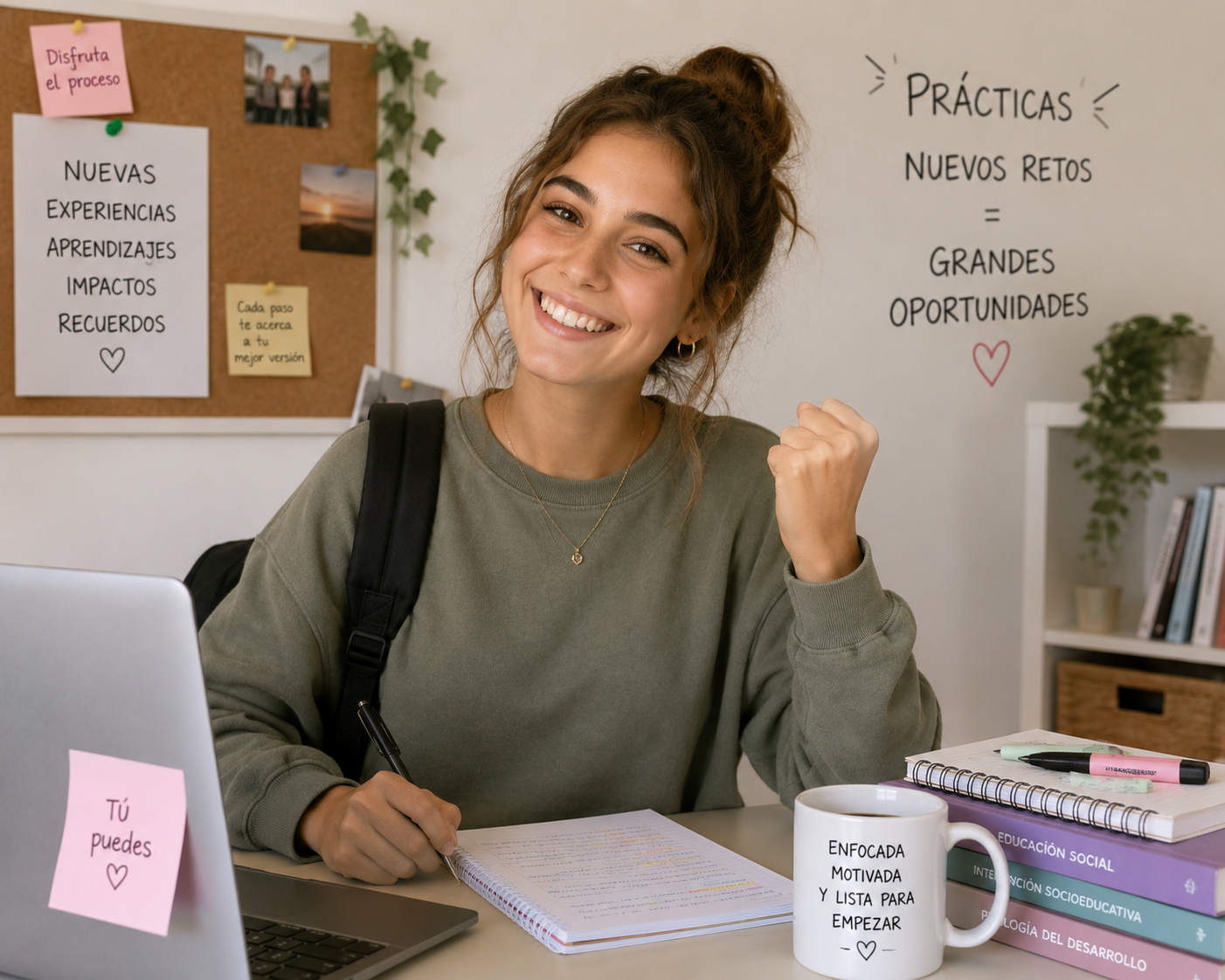 alumna prácticas